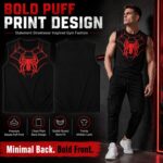 Sleeveless T-Shirt for Men SPI-der Printed Gym Tank Top | Cotton Blend Round Neck Sports Vest for Workout, Running, Fitness, Beach & Casual Wear - Image 6