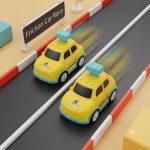 Press & Go Police Car Toy for Kids, Friction Powered Push and Go Mini Vehicle, Cartoon Police Car with Bump & Go Action, Educational Toy for Boys & Girls, Multicolor - Image 6