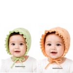 RiddhiInfotech Adjustable Tie Knot Baby Cotton Cap for Newborn Boys & Girls | Soft Breathable Cotton Infant Head Cap | Skin-Friendly Baby Hat | Multicolour | 0-3, 3-6, 6-9 & 9-12 Months - Image 4