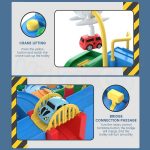 Kidology Car Race Tracks Toy Kids | Car Adventure Rescue Track Set Educational Toy for Boys & Girls 3+ Years | Playset City Rescue Activity For Toddlers | Pre Educational Learning Puzzle Birthday Gift - Image 5