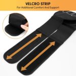 ABS Stimulator, Abdominal Toning Workout Belt Portable, Ab Stimulator Home Office Fitness Workout Equipment, USB Rechargeable Gear for Men and Women Black - Image 3