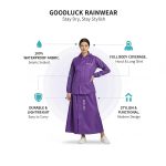 Goodluck Women’s Waterproof Skirt Suit Raincoat Set with Hood | Heavy Duty Rain Protection | Lightweight Windproof | Waterproof Nylon | Outdoor Rainwear for Travel Hiking Cycling - Image 8