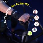 Hykes Gym Gloves for Men Workout Weightlifting Gym Gloves for Women Sports Gym Gloves with Wrist Support Breathable Exercise Hand Gloves Gym Accessories for Men Workout Premium Gloves for Gym Workout - Image 8