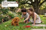 Remote Control Walking Dog Toy Interactive Battery Operated Puppy Plush Soft Moving Tail Electronic Pet Toy for Kids Boys Girls Educational Fun Gift - Image 2