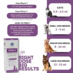 PET360 Vital+ Advanced Wellness Formula | Daily Multivitamin Syrup | Healthy Skin, Joints, Immunity & Growth | Nutritional Supplement for Dogs & Cats- 200 ml - Image 6