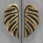 Indeed Antique Finish Brass Door Handle Set for Home,Lemoni Leaf Shape Pull Handle/Home Decor/Glass Door Pull Handle/Door Hardware(160 MM, Pack of 2) - Image 6