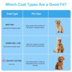 Depets Self Cleaning Slicker Brush, Pet Grooming Shedding Brush for Dogs and Cats - Easy to Remove Loose Undercoat, Pet Massaging Tool Suitable for Pets with Long or Short Hair Color May Vary - Image 6