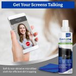 Klenzmo Screen and Camera Lens Cleaner Spray with Microfiber Cloth | Cleaning Spray for Laptop, TV & Flat Screen, Display, Mobile Phone Screen, Display & Camera Lenses | 250 ml - Image 6
