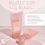 Collagen Night Mask Overnight Peel-Off (Korean Skincare) | Hydration & Elasticity Care for Glowing Skin| Overnight Collagen Face Mask | Peel-Off Wrapping Mask for Firming, Hydration & Radiant Skin - Image 4