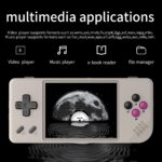 RG28XX Retro Video Handheld Game Console Linux OS Game Player 64G TF Card 5500+ Games 3100mAh Battery Compatible with Bluetooth and WiFi(Gray) - Image 3