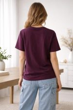London Hills Women Cotton Printed T-Shirt Combo Pack of 3 | Loose Fit Half Sleeve Round Neck Graphic Tees for Girls & Ladies | Women’s Western Tops | Cute Trendy Print Summer Fashion T-Shirts - Image 7