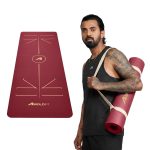 Boldfit Yoga Mat for Women & Men - TPE Eco Friendly 6mm thickness Non Slip Classic Pro Exercise Mat for Home Workout Pilates Floor Exercises Gymnastics Meditation with strap