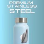 Speedex Stainless Steel Water Bottle 1 Ltr, Leak Proof Screw Cap, BIS Approved 1000 ml Metal Bottle For Daily, Office, School, Gym, Travel Use for Men, Women, Kids, Adults, Dual Blue, Set of 4 - Image 2