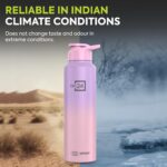 Water Bottle 1 ltr Stainless Steel Sports/Fridge Bottle with Sipper Cap | 1-Year Warranty | Single Wall | For Home, Office, Gym, Travelling|Lightweight| Craft Pro 950ml | Pink-Purple Ombre - Image 5