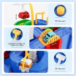 Kidology Car Race Tracks Toy Kids | Car Adventure Rescue Track Set Educational Toy for Boys & Girls 3+ Years | Playset City Rescue Activity For Toddlers | Pre Educational Learning Puzzle Birthday Gift - Image 9