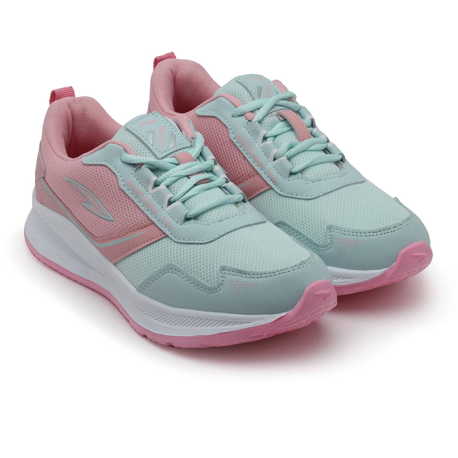 71PDHiCYu4L._SL1500_.jpg ASIAN Women's Cute Sports Running Shoes,Walking, Gym Casual Sneaker Lace-Up Shoes for Girl's - Image 1