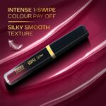 FACES CANADA Comfy Matte Wow Liquid Lipstick - Plum Passion 04 (Plum) 3.8ml | One Swipe Application | Highly Pigmented | Comfortable Wear | Glides Smoothly | Long Lasting | Transferproof, Smudgeproof & Waterproof - Image 2