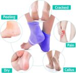 Silicone Gel Heel Pad Socks Heel Pain Relief Anti Crack Silicone Gel Heel And Foot Protector Moisturizing Socks for Foot Care, leg pain relief (GEL HEEL SOCKS) - Image 6