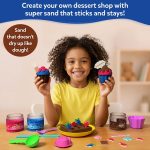 Skillmatics Sandeezy Pretend Play – Desserts, Mess-Free Sand Set | Sensory Toy with Moulds, Tools & Toppings for Kids, Non-Toxic, Indoor Activity, Screen-Free Gift for Ages 3, 4, 5, 6, 7 - Image 2