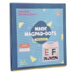 Kidoyz Magnetic Dot Drawing Board for Kids | Montessori Magpad Doodle Board with Magnetic Beads, Stylus Pen & 12 Double-Sided Activity Cards | Alphabet & Writing Practice Learning Toy - MBoard - Image 8