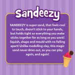 Skillmatics Sandeezy Pretend Play Ice Cream Parlour Set – Sand Playset with Moulds, Tools & Toppings, Sensory Toy for Kids, Non-Toxic, Mess-Free, Creative Indoor Activity Ages 3, 4, 5, 6, 7 | Sensory Toy with Moulds, Tools & Toppings for Kids, Non-Toxic, Indoor Activity, Screen-Free Gift for Ages 3, 4, 5, 6, 7 - Image 9