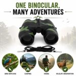 Monex Stationary Kids Camouflage Binoculars 4X Magnification for Boys & Girls | Outdoor Adventure Explorer Toy | Bird Watching, Camping, Hiking & Nature Exploration Educational Gift for Children - Image 5
