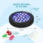 Amazon Brand - Jam & Honey Musical Fishing Game for Kids 5+ Years, Rotating Pond Board Game with 21 Pieces & Fishing Rods, Educational Family Toy, BIS Certified Child Safe, Indoor Outdoor Game - Image 7
