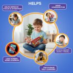 NHR Interactive Musical Early Learning Book for Kids with Sound & Phonics, Music & Touch Features, Talking English Educational Audio Book for Toddlers Boys & Girls (2+ Years) - Image 9