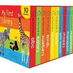My First Library: Boxset of 10 Board Books for Kids (Pack 1) | Includes ABC, Numbers, Shapes, Colors, Wild Animals, Farm Animals & Pets, Birds, Fruits, Vegetables & Transport | Early Learning Board Books for Babies, Toddlers & Preschoolers | Ages 0-3 Years