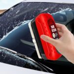 Automotive Oil Film Cleaning Brush, Glass Cleaning Board, Car Glass Oil Film Removal Cleaner, Powerful Windshield Cleaner & Oil Film Remover, Enhance Visual Effect of Windshield-2Pcs - Image 2