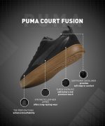 Puma Unisex-Adult Court Fusion Sneaker - Image 6