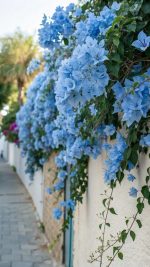 Sky Blue Bougainvillea Live Plant | Flowering Outdoor Plant | Paper Flower Plant | Buganvel, Bougainvillea Glabra Live Plant for Home Garden Balcony Outdoor (Healthy Rooted Plant) - Image 3