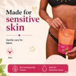 4 in 1 Turmeric Bikini Wax Powder Tan Removal Hair Removal Skin Brightening Turmeric Bikini Line Hair Removal Waxing Powder Made For Sensitive Skin No Heat No Strip Bikini Wax Powder For Women 80g - Image 7