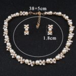 Shining Diva Fashion Necklace Jewellery Set for Women Latest Stylish Design Fancy Pearl Choker (15219s) - Image 4