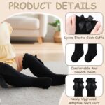 SYGA Baby Long Socks Cotton, Over The Knee, No Tightness, High-Top, Bow Pattern - Image 3