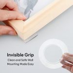 Zulaxy Double Sided Tape Heavy Duty for Wall, Strong Adhesive Transparent Nano Tape 3 Meter | Multipurpose Mounting Tape for Home, Office & Car Without Peeling Paint (Pack of 1) - Image 2