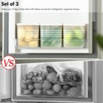 Food Storage Containers, 1L Capacity, BPA-Free Plastic, Clear Rectangular, Stackable with Snap-on Lids (6 Pcs, 1200Ml) - Image 3