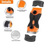 NEXT GEEK Glue Remover Cleaning Scraper Tool Double Edged Multipurpose Removing Paint, Labels, Sticker, 15 Piece Plastic Blades And 15 Piece Metal Blades - Image 5