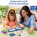 Skillmatics Storybook Art Kit - Create Adventure Stories, DIY Craft & Writing Kit with 300+ Stickers, Scrapbooking & Journal Activity, Gifts for Kids Ages 5, 6, 7, 8, 9, 10 | Create Adventure Stories, Scrapbooking & Journal Activity, Screen-Free Fun, Gifts for Kids Ages 5–10 - Image 6