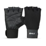 Hykes Gym Gloves for Men Workout Unisex Hand Gloves for Gym for Men & Women with Wrist Support for Weightlifting, Workout Comfortable Fit Bike Riding, Cycling Handgloves - Powerhold