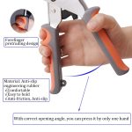 UMI Grommet Tool Kit - 3/8 Inch Grommet Kit Handheld Eyelet Pliers Set, Brass Grommet Eyelet Kits Save Effort Hole Punch Plier with 100 pcs Eyelets Grommets with Tool for Tarps Leather Paper Flag - Image 8