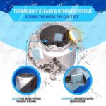 Washing Machine Cleaner Tablets (16 Tablets) | Drum & Pipe Deep Cleaner |Removes Odour, Limescale & Residue | For Front Load & Top Load Fully Automatic Washing Machines | Lemon Scent (Lemon) - Image 8