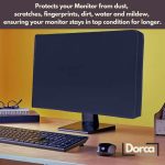 Dorca® Dustproof & Waterproof Monitor Cover for iMac 24-inch (2021/2023/2024) - Premium Dust Protector | Scratch-Resistant Fabric | Perfect Fit for Apple iMac M1/M3 - Black - Image 2