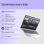 HP 15 Smartchoice, 13th Gen Intel Core i3-1315U(8GB DDR4,512GB SSD) FHD, Anti-Glare, Micro-Edge, 15.6''/39.6cm, Win11, M365(1yr)*Office24, Silver,1.59kg, fd0572TU, FHD Camera w/Shutter, Backlit Laptop - Image 4