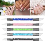 MKSL® 5Pcs Silicone Nail Art Brushes Set – Silicone Head Nail Tools for Rhinestones, Nail Polish Carving, 3D Nail Design & DIY Manicure Accessories - Image 4