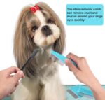 6 in 1 Pet Grooming Kit for Dog and Cat with Shedding Brush Nail Clipper Bath Brush Flea Comb and Complete Grooming Tools Set for Home Pet Hair Care Fur Cleaning and Professional Daily Pet Grooming Use - Image 7