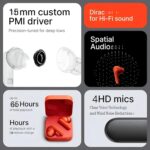 Wireless Earbuds Bluetooth 5.3 TWS Earphones | Touch Control Headphones with Built-in Microphone | Premium Sound, Fast Stable Connection & Type-C Charging (White) - Image 3