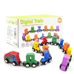 Crackles Small Wooden Magnetic Digital Train Toy for Kids (0–10) | Montessori & STEM Learning Number Train with Engine | Early Learning Educational Toy for Toddlers & Preschool Kids - Image 4