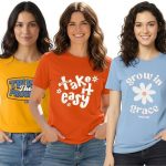 LEOTUDE Women Half Sleeve Loose Fit Cottonblend Multicolour Shirt Colorful