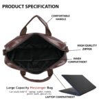 ADISA Laptop Messenger Office Bag Briefcase for Work for Men (LB6052) - Image 4